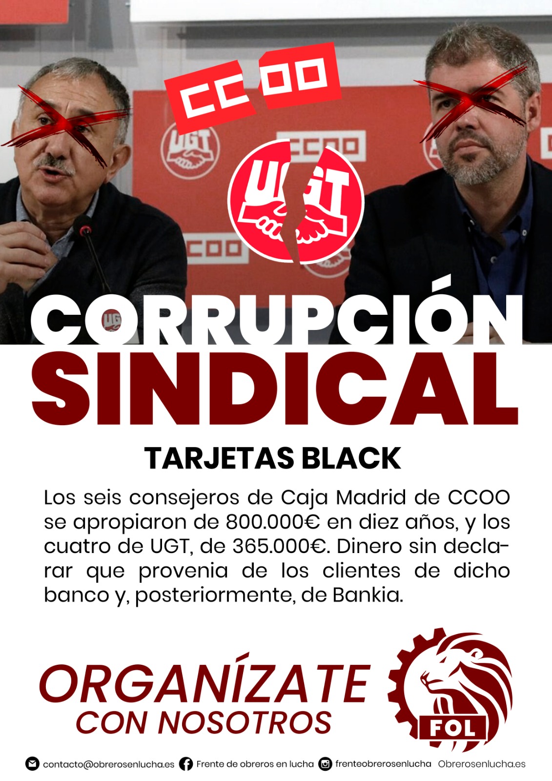 CORRUPCIÓN SINDICAL-TARJETAS BLACK