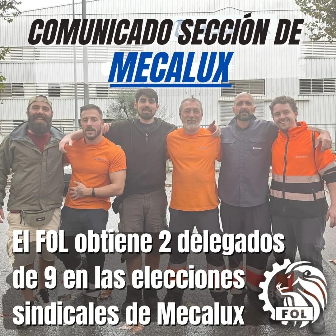 COMUNICADO SECCIÓN DE MECALUX